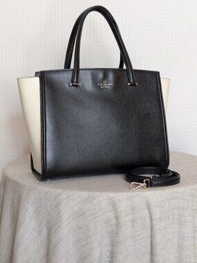 Kate Spade New York Patterson Drive Geraldine Satchel - Black & White